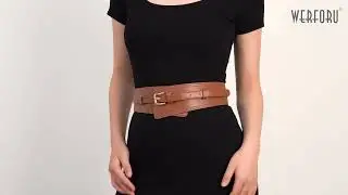 WERFORU 2-in-1 Wide & Thin Leather Belt | Ultimate Dress & Outfit Game-Changer