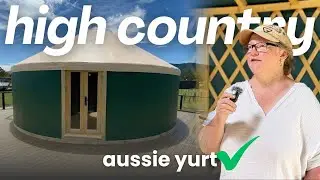 Australian Yurt in High Country VIC | That interior colour though&hellip;