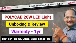 Polycab 20W LED Tube Light For Home & Office Unboxing & Review | #polycab | Punit K Videos