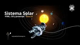 CREA UN SISTEMA SOLAR INTERACTIVO EN 3D | HTML, CSS, JavaScript Tutorial. Video 01