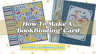 Fun fold bookbinding card tutorial