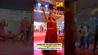 Anjali Arora Dance in Bundi Kajali Teej Mela | Anjali Arora in Bundi Rajasthan | Instagram Anjali