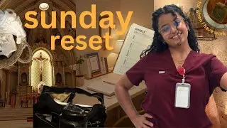 My Intentional Sunday Reset Routine for When I Work | Choosing myself before a Busy Week