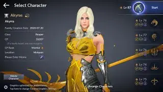 Black Desert Mobile - Reaper Road to 27k CP