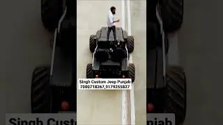 MODIFIED JEEP LUXURY OPEN CLOSE BULL HUNTER JEEP #india #shorts #youtubeshorts #youtube #mahindra