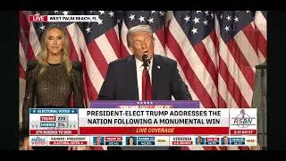 President Donald Trump's Speech: A call to unity for all American citizens (November 6, 2024)