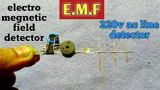 Electromagnetic field detector | 220v ac line detector | magic tester