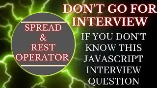 #spread vs #rest operator  in #javascript.