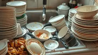 Dishwashing whisper | Dishwashing Shine ✨ | Dishwashing Calm Moments 🍽️
