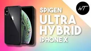 Обзор ультрагибридного чехла Spigen для iPhone X &mdash; матово-чёрный