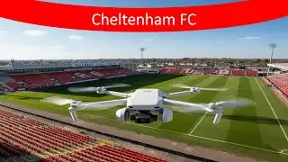 Narrated Tour of Whaddon Road from the Air ⚽ 4K Drone Cinematic 075  Cheltenham FC