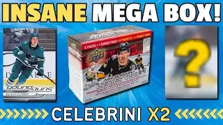 Unreal DOUBLE Macklin Celebrini Rookie Pull from a Single Mega Box! (Upper deck Series Two)