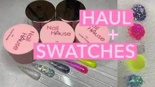 Quick Quarantine Acrylic Powder Haul + Swatches | NailHause & RoyaltyNailSupply