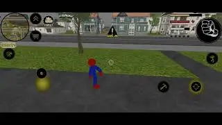 Spider Stickman Rope Hero - Gameplay Part 1 - City Spider Rope Helicopter & Police 