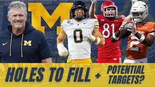 CURRENT Michigan Football Depth Chart | What Do They Need to Target in The Transfer Portal?