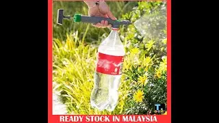 Tgadget Multifunction Hand Pressure Sprayer Brass Mist Nozzle Pump Garden Irrigation Cola Bottle