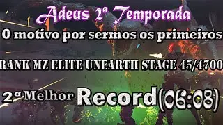 Crossfire/AL 3.0 RANK MZ Elite Unearth Stage 2ﾟMelhor Record ( 06:08 )
