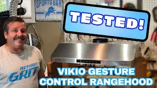 Stainless Steel Vikio Range Vent & Hands Free Gesture mode Tested!