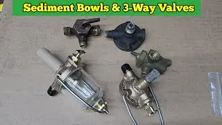 Отстойники и трехходовые клапаны для серии Letter (A, B, G, H) John Deere