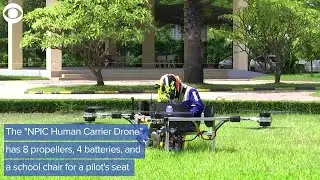WEB EXTRA: Manned Drone Created By Students In Cambodia