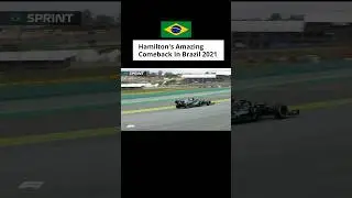 Lewis Hamilton's Amazing Comeback In Brazil 2021 🇧🇷 #brazilgp