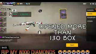Opening 50+ Dragon Ak Box | Streamer Showdown| Free Fire Battlegrounds