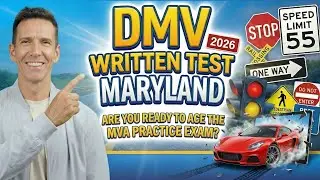 Maryland MVA Permit Test 2026 | Real Driving Test Questions