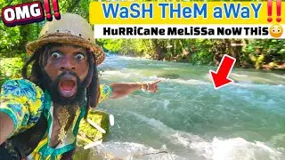 JaMaiCa FLooD OuT! HuRRiCaNe RaiN FLoodiNg baCKyaRd! RiVeR FLooD Gate Open!