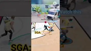 Wiggins Blocks SGA&rsquo;s Ultimate Move in Dunk City Dynasty! #dunkcitydynasty #dunkcity