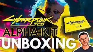 UNBOXING: CYBERPUNK TCG ALPHA KIT - FIRST LOOK & CARD REVEALS!