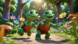 Tutu Turtle Finds a Leaf | Nature Discovery Song for Kids | Fun Learning and Exploration
