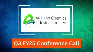 Archean Chemical Q3 2025 Conference Call #conferencecall #concall #earningscall #archeanchemical