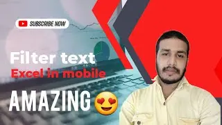 Filter in excel || Filter in mobile excel || filter in excel sheet hindi