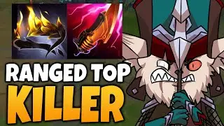 When You Pick A Ranged Top Into A Challenger Kled...