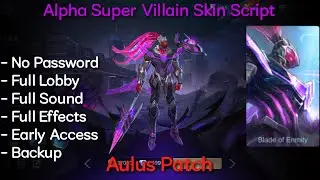 Alpha Super Villain Skin Script | No Password | Aulus Patch | Shogun