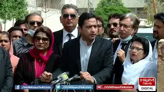 Khurrum Sher Zaman talks to media