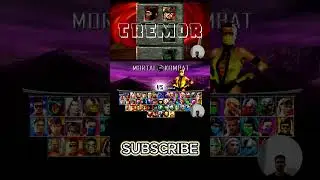 Tremor Unique Player of MKP ⭐ #shorts #mk #retro #gaming