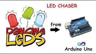 How to make Dancing LEDs | How to make LED Chaser | LED Chaser Circuit