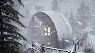 BRUTAL JAPANESE WINTER with EXTREME COLD and snow storm for sleeping. RABID WINTER STORM 2025 #snow