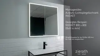 Zierath Montagevideo - Aufputz-Spiegelschrank 