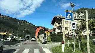 Driving at Garda Lake from Rovereto to Limone Sul Garda 🇮🇹X,2024