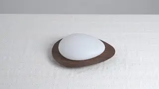 Pebble Metal Ceiling Light Installation Video &ndash; Organic Shape, Subtle Modern Glow