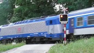 Železničn&iacute; přejezd Hos&iacute;n #1 (P6097) - 8.8.2023