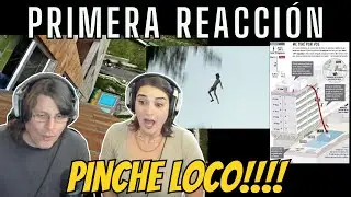 CHARLY GARCIA - SE AVIENTA DEL 9no PISO!!!! SU SALTO INMORTAL | PAREJA Gringa & Aleman REACCIONA