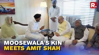 Watch: Family Of Late Sidhu Moosewala Meets Home Minister Amit Shah In Chandigarh