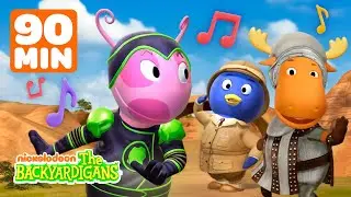 90 Minutes of Backyardigans BEST Season 4 Songs! w/ Tyrone, Pablo & Uniqua | The Backyardigans
