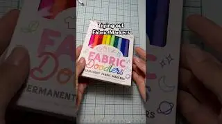 These are fun! Imagine on a pair of white jeans? 🤩 #art #artsandcrafts #fabricmarkers #artsupplies