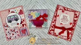 Easy Valentine Cards & 3D Treat Holder Using Sweet Conversations Bundle-Facebook Live Replay 1/26/22