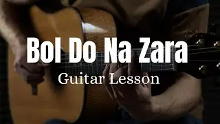 Bol Do Na Zara | Guitar Lesson | Chords Strumming | Arman Malik | Prince Mehra98 
