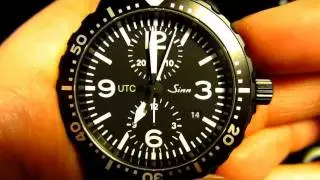 Sinn 757S UTC: Chrono seconds hand check
